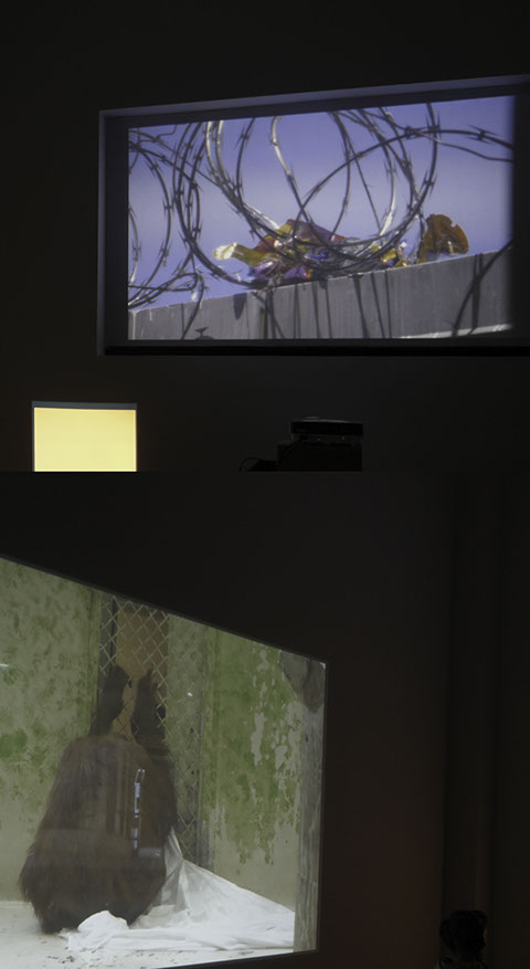 detail of installation:&nbsp; the misfortunes of virtue at the heart of the fertile delta in the land of hyper-reality