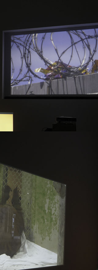 detail of installation:&nbsp; the misfortunes of virtue at the heart of the fertile delta in the land of hyper-reality