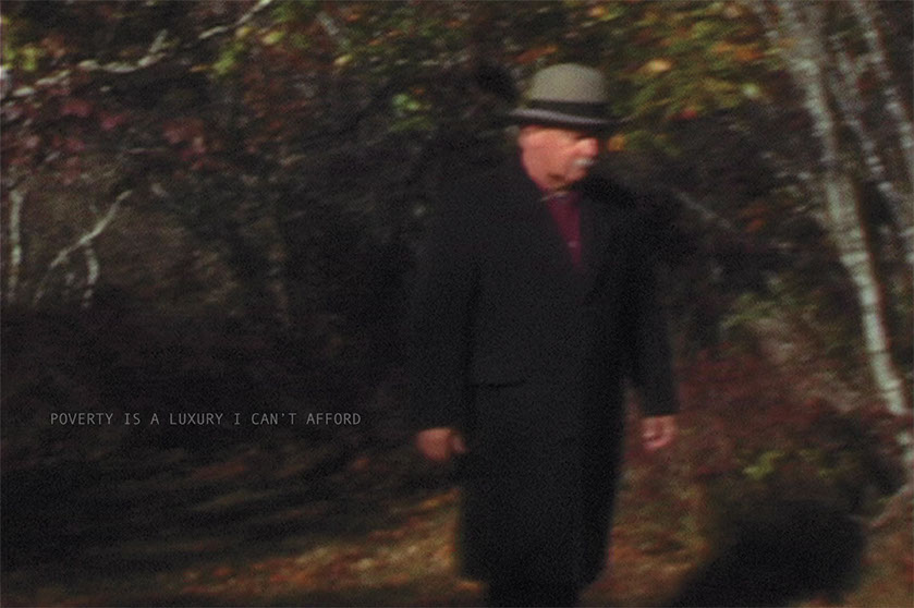 Scene from Caterina Verde's video, "All You Can't Eat and Other Tales of Waiting".&nbsp;&nbsp; Poverty is a Luxury I can't Afford