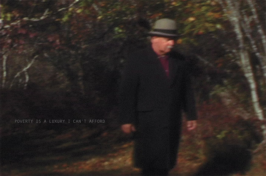 Scene from Caterina Verde's video, "All You Can't Eat and Other Tales of Waiting".&nbsp;&nbsp; Poverty is a Luxury I can't Afford