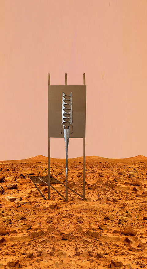 Caterina Verde - Flag for a Martian Landscape