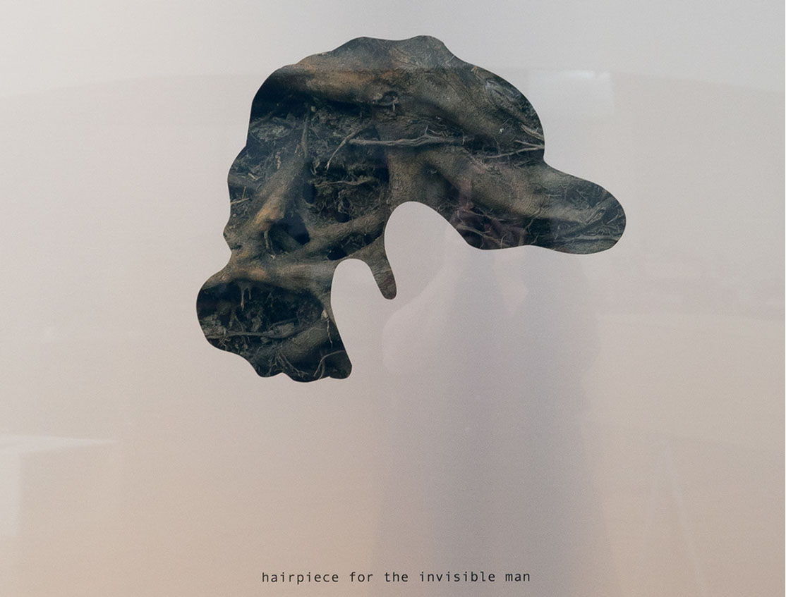 Caterina Verde, Hairpiece for the Invisible Man, photograph on metal