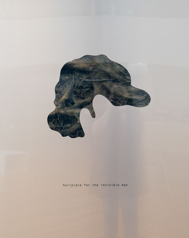 Caterina Verde, Hairpiece for the Invisible Man, photograph on metal