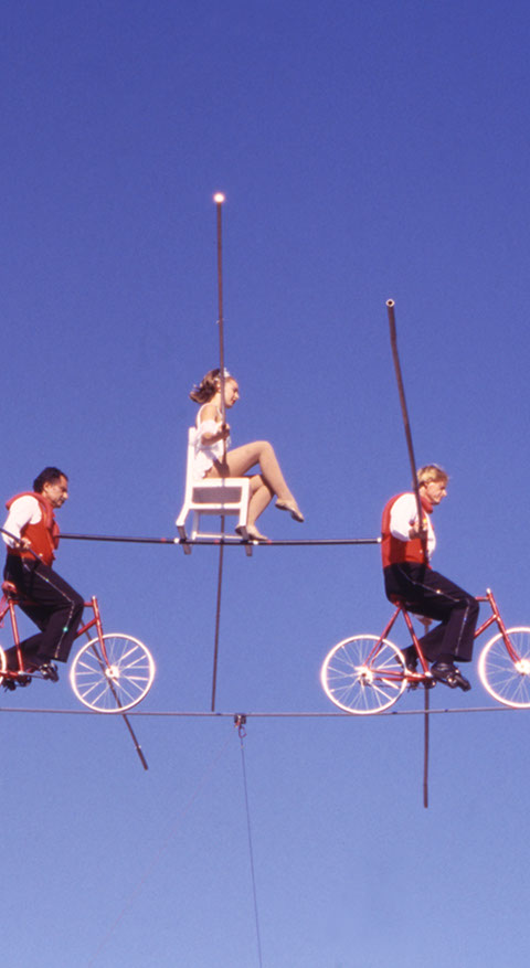 Caterina Verde - The Flying Wallendas as replicators of human behavior