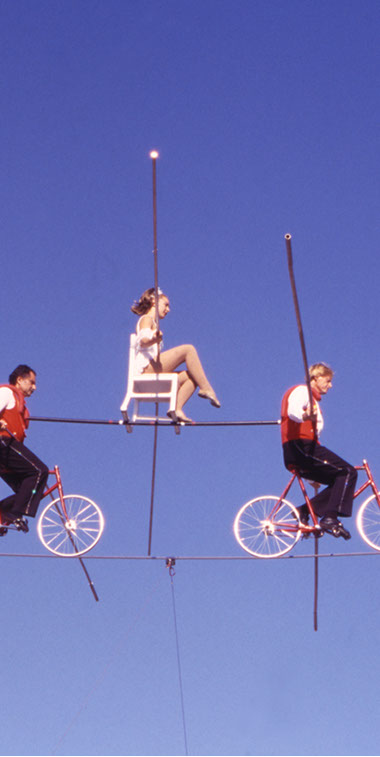 Caterina Verde - The Flying Wallendas as replicators of human behavior